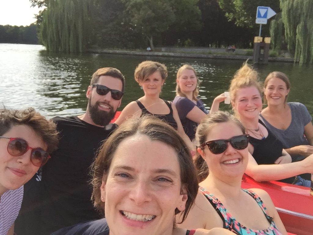 Das P&O-Team auf der Spree